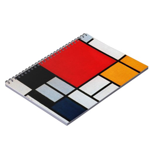 Composition with Large Red Plane ノートブック (左側)