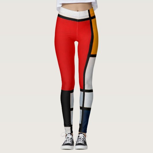 Composition with Large Red Plane レギンス (正面)