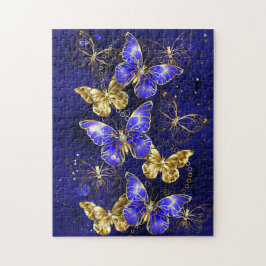 Composition with Sapphire Butterflies ジグソーパズル