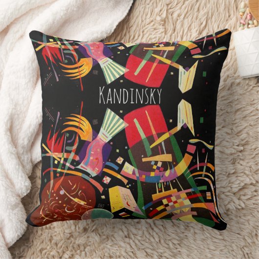 Composition X Biomorphic Abstraction Custom Name クッション (ブランケット)