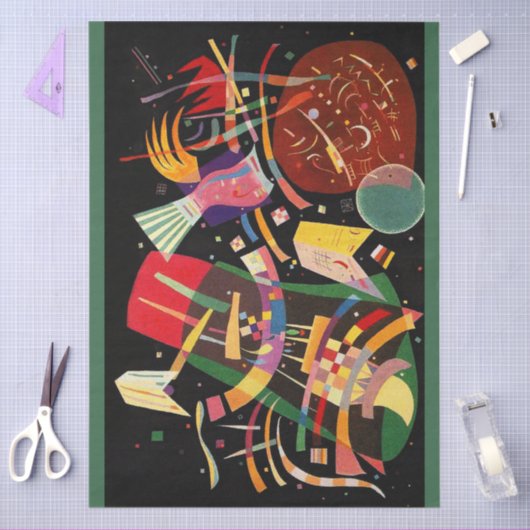 Composition X Biomorphic Abstraction - Kandinsky 薄葉紙 (クラフト)