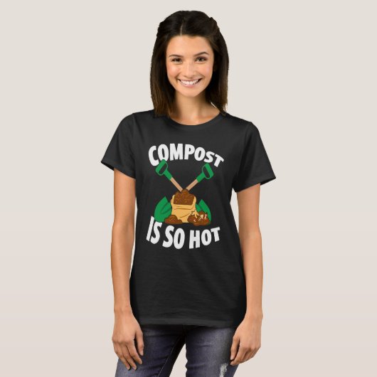 Composting For Compost Gardener Farmer Composting Tシャツ (正面フル)