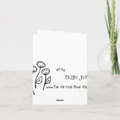 Compote NotecardのRanunculas カード (裏面)