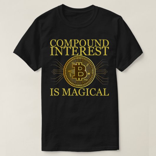 Compound Interest Is Magical Tシャツ (デザイン正面)