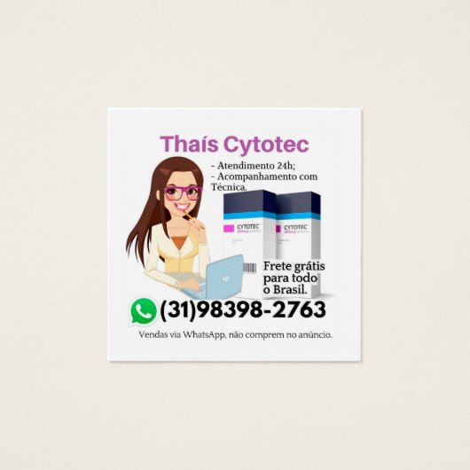Comprar Cytotec Misoprostol rapido (正面)