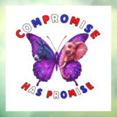 Compromise Has Promise Window Cling ウィンドウサイン (シート3)