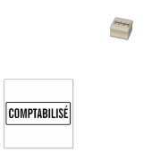 COMPTABILISÉ ラバースタンプ (押印)