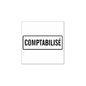 COMPTABILISÉ ラバースタンプ (インプリント)