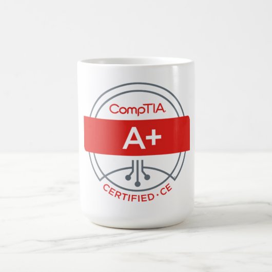 CompTIA A +認定マグカップ コーヒーマグカップ (中央)