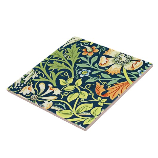 Compton, a William Morris pattern, タイル (側面)