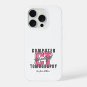 Computed Tomography Technolog Personalized iPhoneケース (裏面)