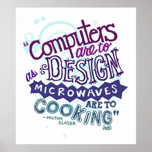 Computer are to design.. ポスター (正面)