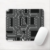 Computer board pattern マウスパッド (マウス)