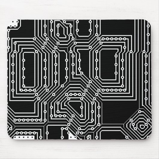Computer board pattern マウスパッド (正面)