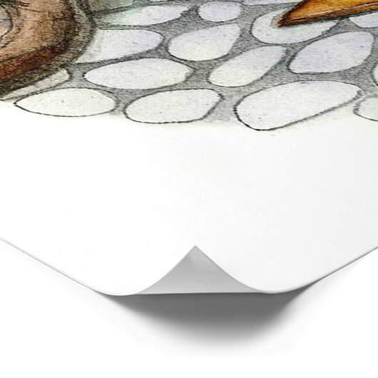 Computer Cat – ポスター (角)