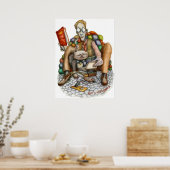 Computer Cat – ポスター (キッチン)