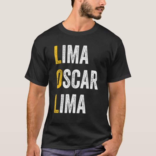 Computer Chat Shortcuts Lima Oscar Lima   Lol Tシャツ (正面)