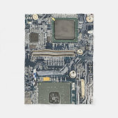 Computer Circuit Board Blanket  フリースブランケット (正面)