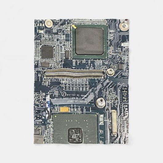 Computer Circuit Board Blanket フリースブランケット (正面)
