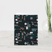 Computer Circuit Board Pattern カード (裏面)