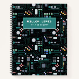Computer Circuit Board Pattern ノートブック