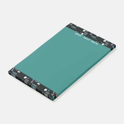 Computer Circuit Board Pattern Office Decor ポストイット (アングル)