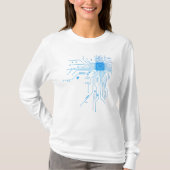 Computer CPU Chip PCB Circuit Design Tech Gift Tシャツ (正面)