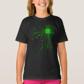 Computer CPU Chip PCB Circuit Design Tech Gift Tシャツ (正面)