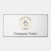 Computer Desk Mat -カスタム文字（ロゴの追加） デスクマット (正面)