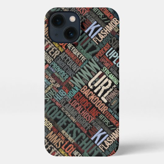 Computer Dictionary in Colors iPhoneケース (裏面)