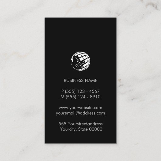 Computer Engineering Technical Green Halftone 名刺 (裏面)