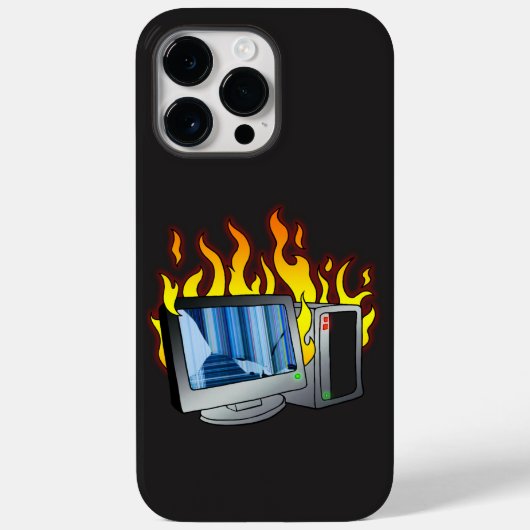 Computer Fire iPhone / iPadケース Case-Mate iPhoneケース (裏面)