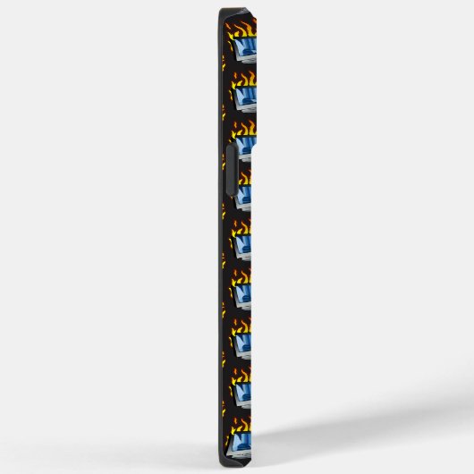 Computer Fire iPhone / iPadケース Case-Mate iPhoneケース (裏面 / 右)