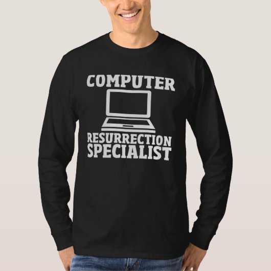 Computer Geek  IT Engineer Tech Computer Repair Tシャツ (正面)