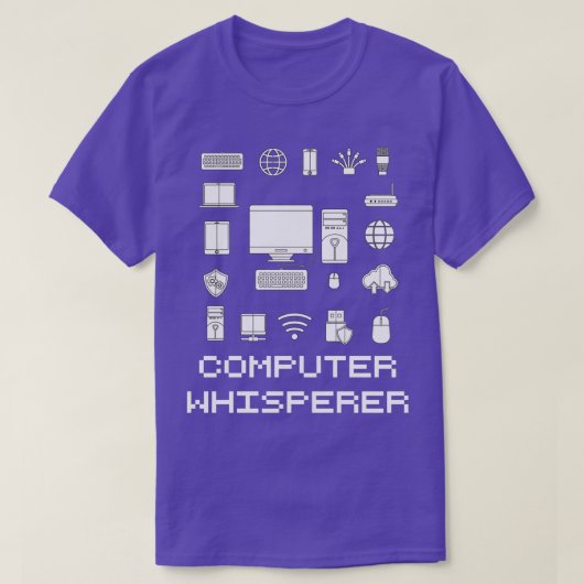 Computer Hispeer IT Tech Supportおたくギーク救済 Tシャツ (デザイン正面)