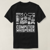 Computer Hispeer IT Tech SupportおたくギークComp Tシャツ (デザイン正面)