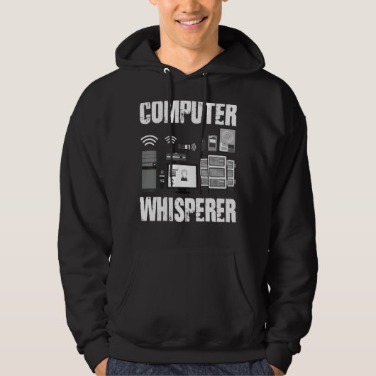 Computer Hispeer It Tech SupportおたくPcギークB パーカ (正面)