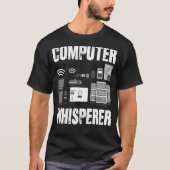 Computer Hispeer It Tech SupportおたくPcギークB Tシャツ (正面)