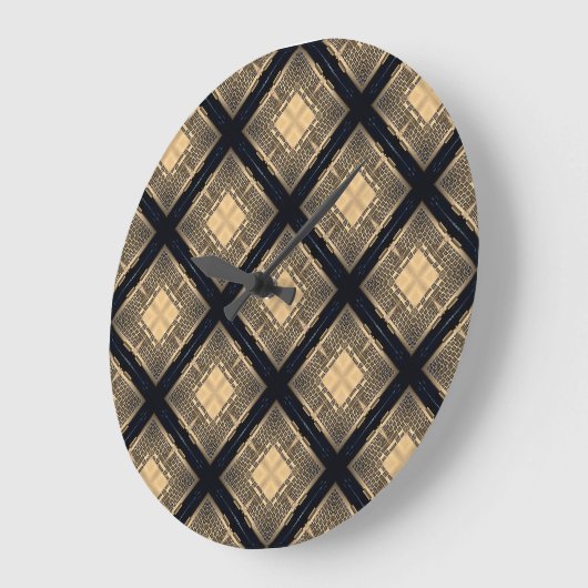 Computer Keys Pattern ラージ壁時計 (傾斜)