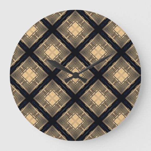 Computer Keys Pattern ラージ壁時計 (正面)