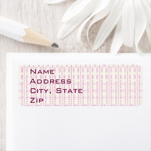 Computer Mark Sense Card住所 シール (インサイチュ)