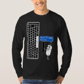 COMPUTER MOUSE & KEYBOARD SPACE THE FINAL FRONTIER Tシャツ (正面)