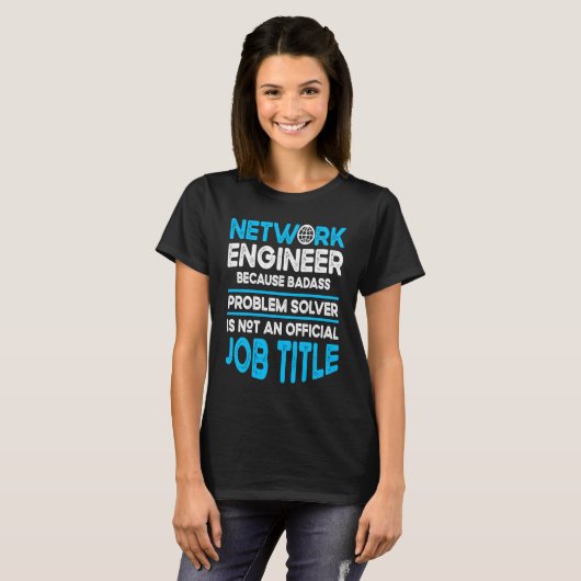 Computer Network Engineering Network Engineer 1 Tシャツ (正面フル)