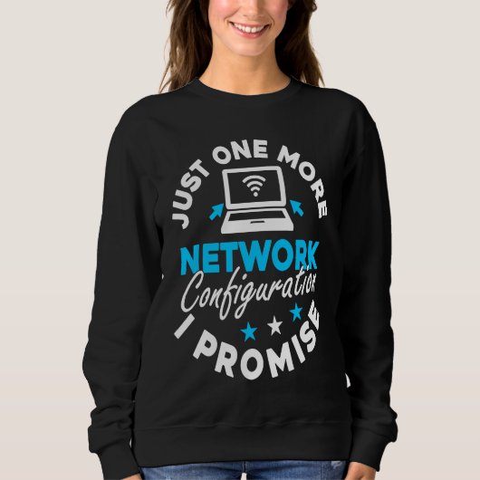 Computer Network Engineering Network Engineer  3 スウェットシャツ (正面)