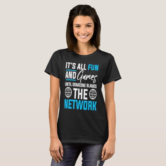 Computer Network Engineering Network Engineer  4 Tシャツ (正面フル)