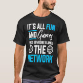 Computer Network Engineering Network Engineer  4 Tシャツ (正面)