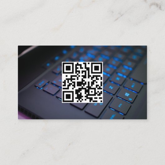 Computer Programmer Business Card Light Circuits 名刺 (裏面)