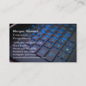 Computer Programmer Business Card Light Circuits 名刺 (正面)