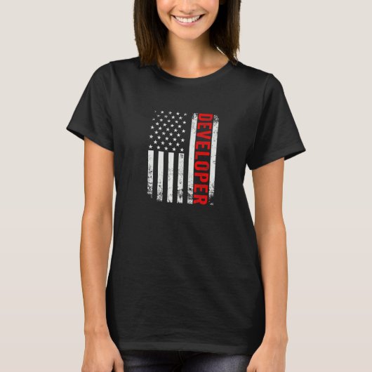 Computer Programmer Developer Coder管理ギークコード Tシャツ (正面)