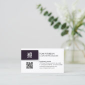 Computer Programmer Technical Skills 名刺 (スタンド正面)